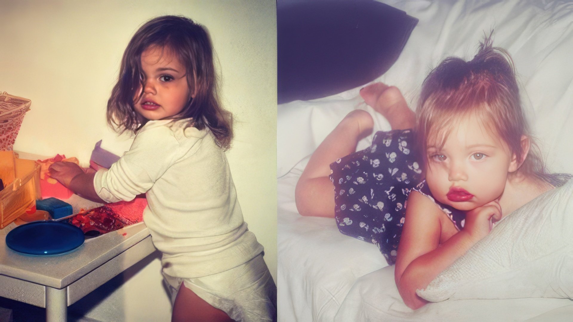 Phoebe Tonkin en su infancia