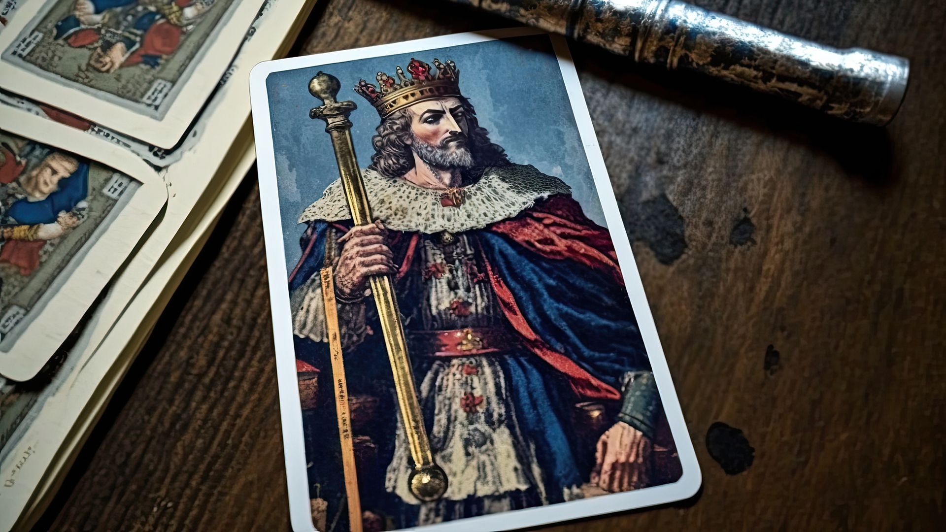 El Rey de Espadas simboliza la búsqueda de objetivos ambiciosos
