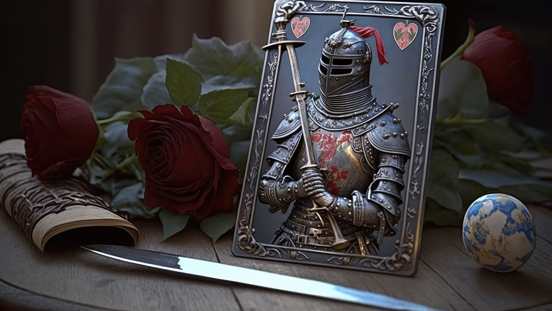 El Caballero de Espadas en el amor simboliza el enfriamiento de los sentimientos