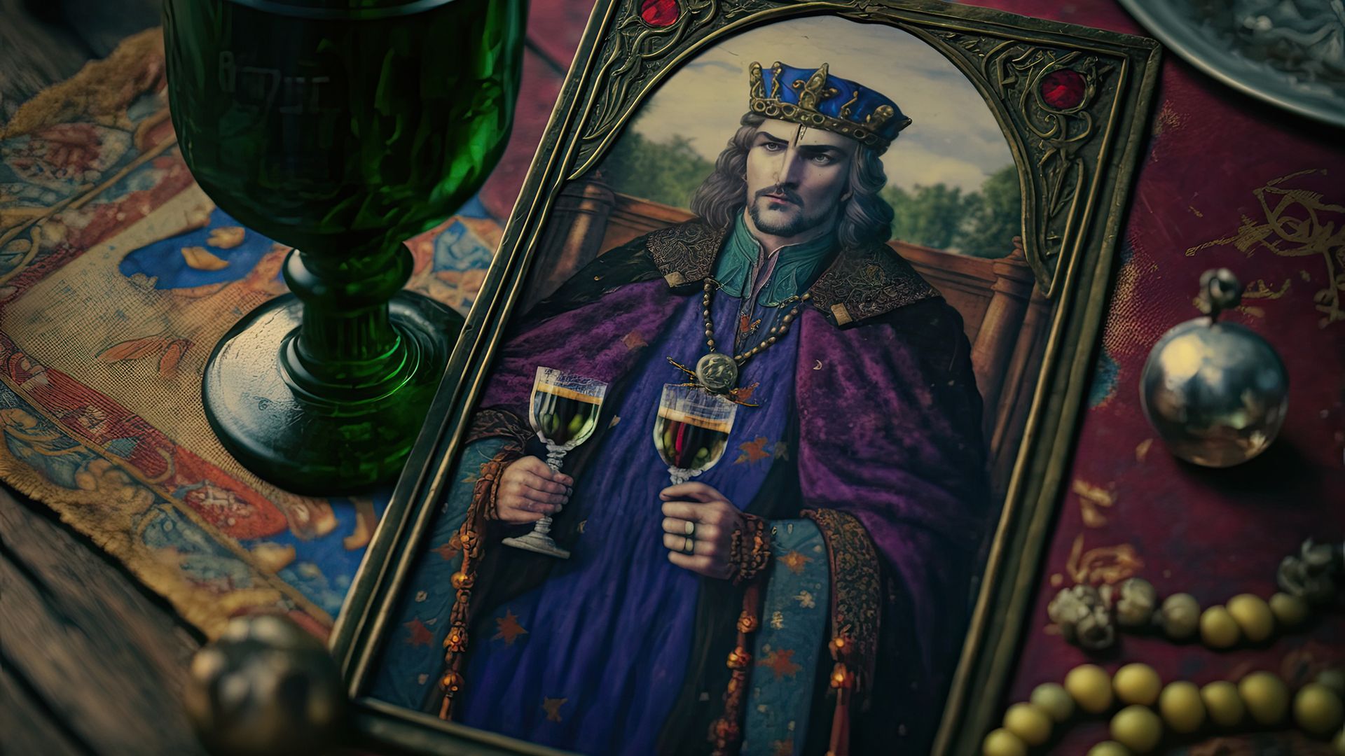 El Rey de Copas aconseja mantener los sentimientos bajo control