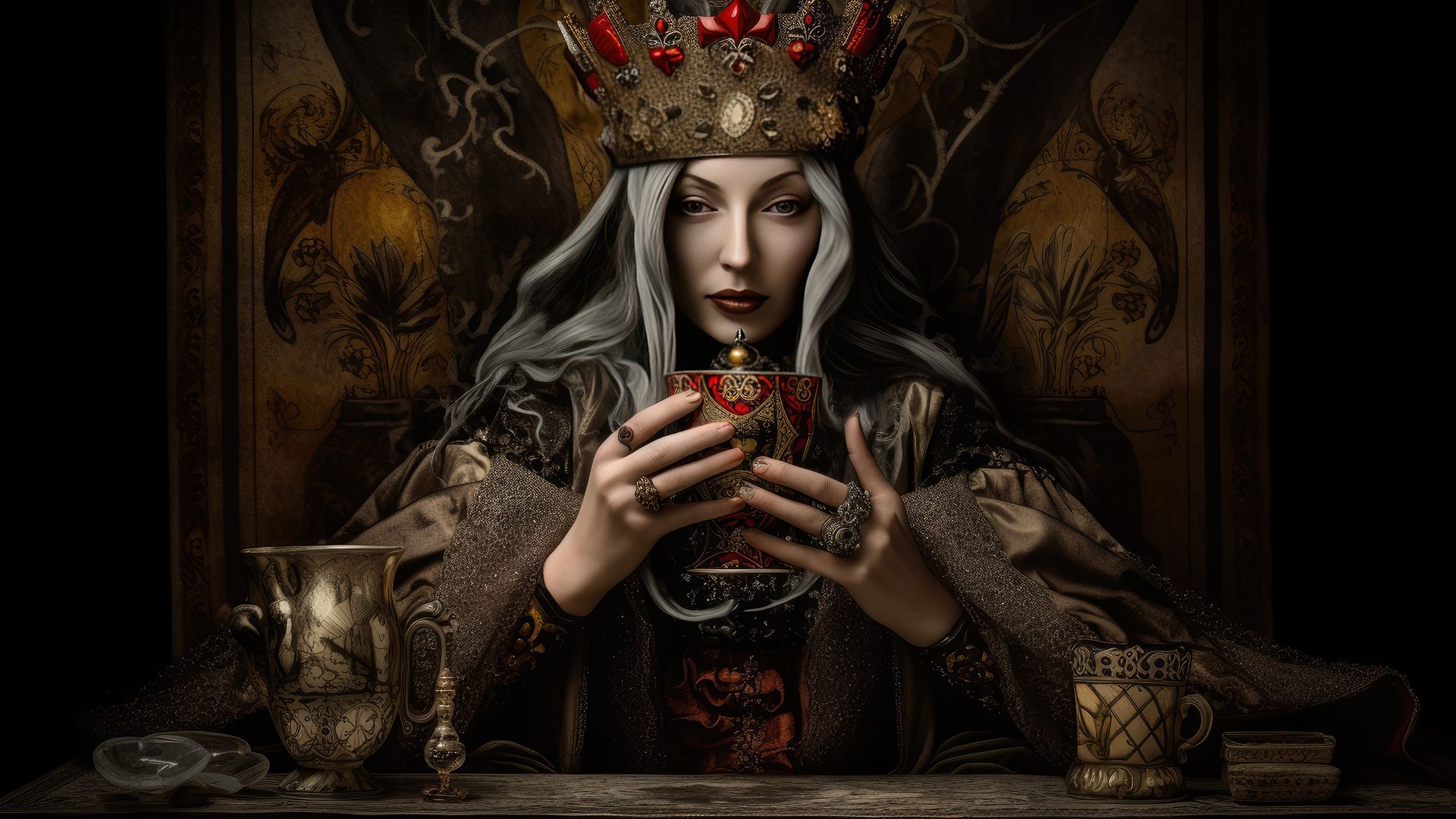 La Reina de Copas Invertida Indica Resentimiento y Celos