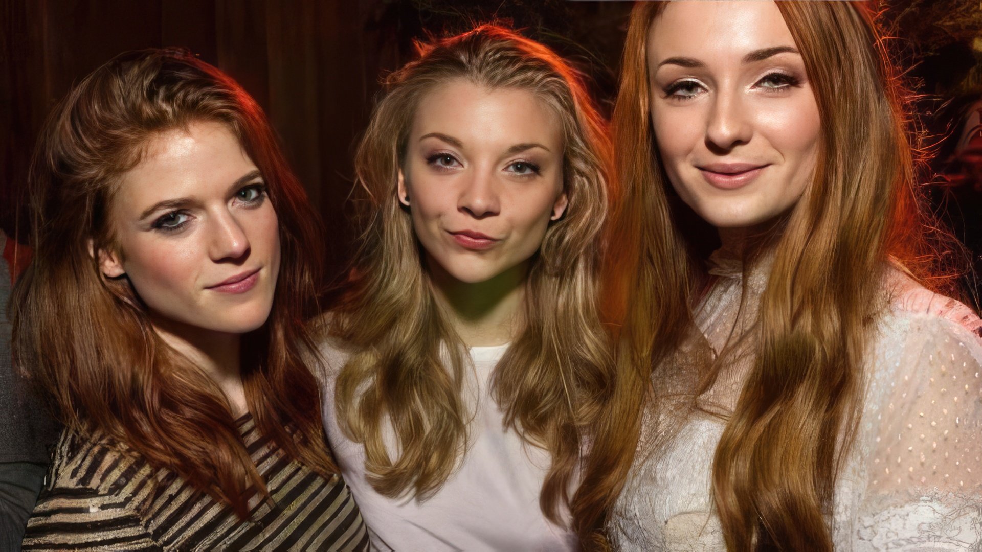 Chicas de 'Game of Thrones': Rose Leslie, Natalie Dormer y Sophie Turner