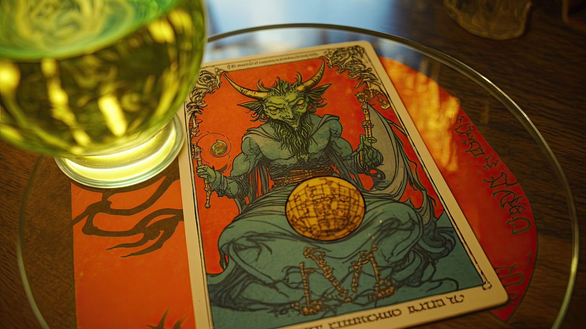 El Diablo en la tirada a menudo indica una adicción dolorosa
