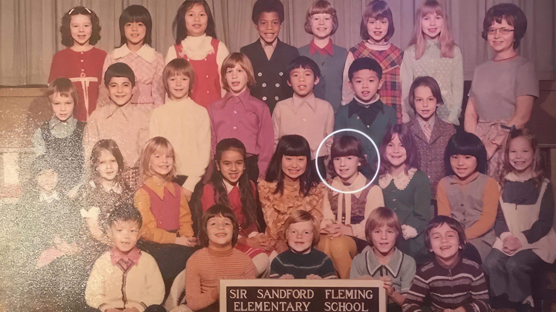 Carrie-Anne Moss durante sus años escolares
