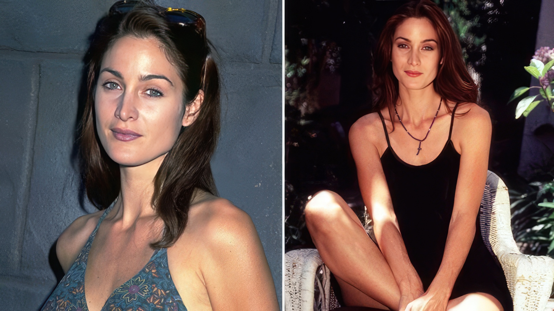 Carrie-Anne Moss en su juventud