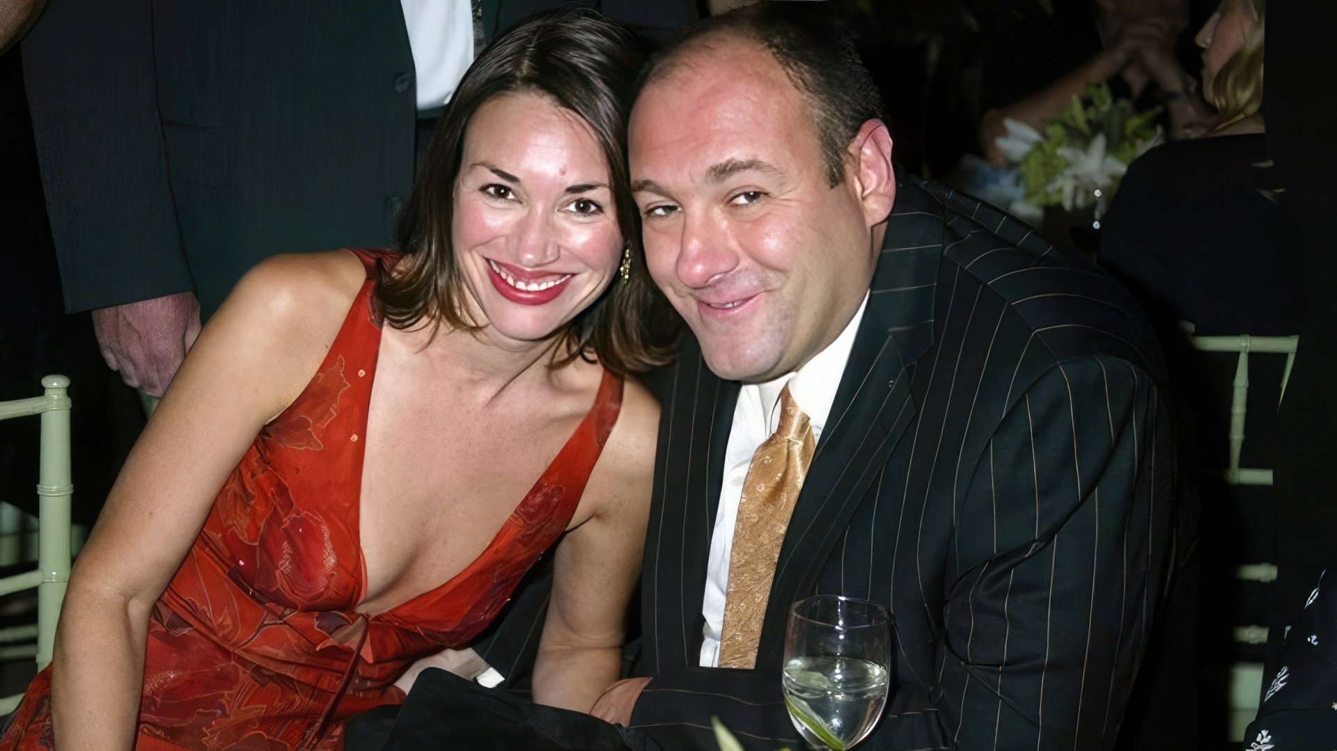 James Gandolfini y Laura Somoza