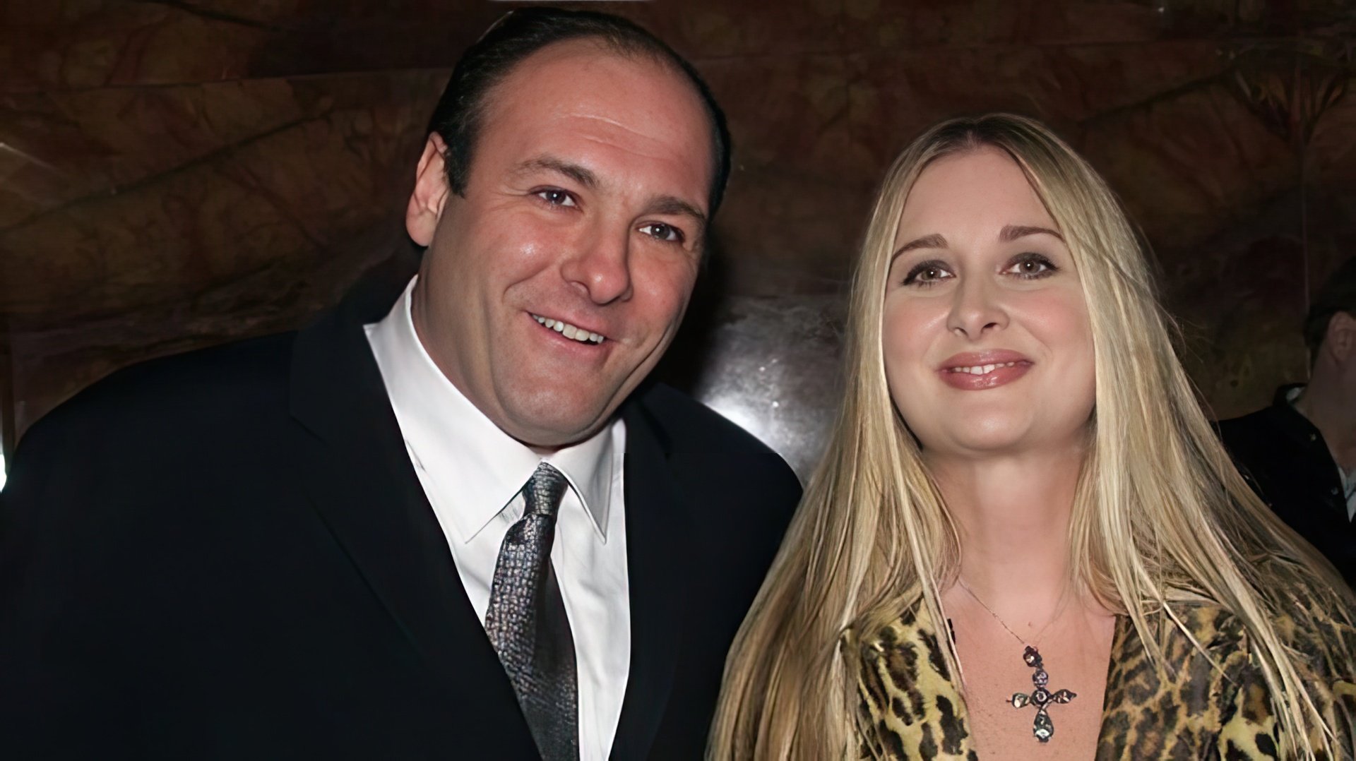 Con su primera esposa, Marcy Wudarski