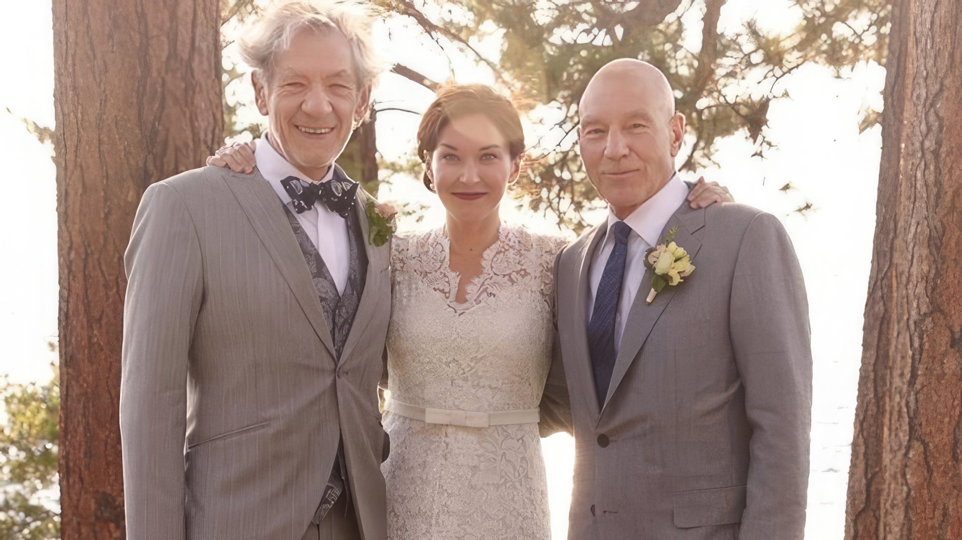 La boda de Patrick Stewart y Sunny Ozell