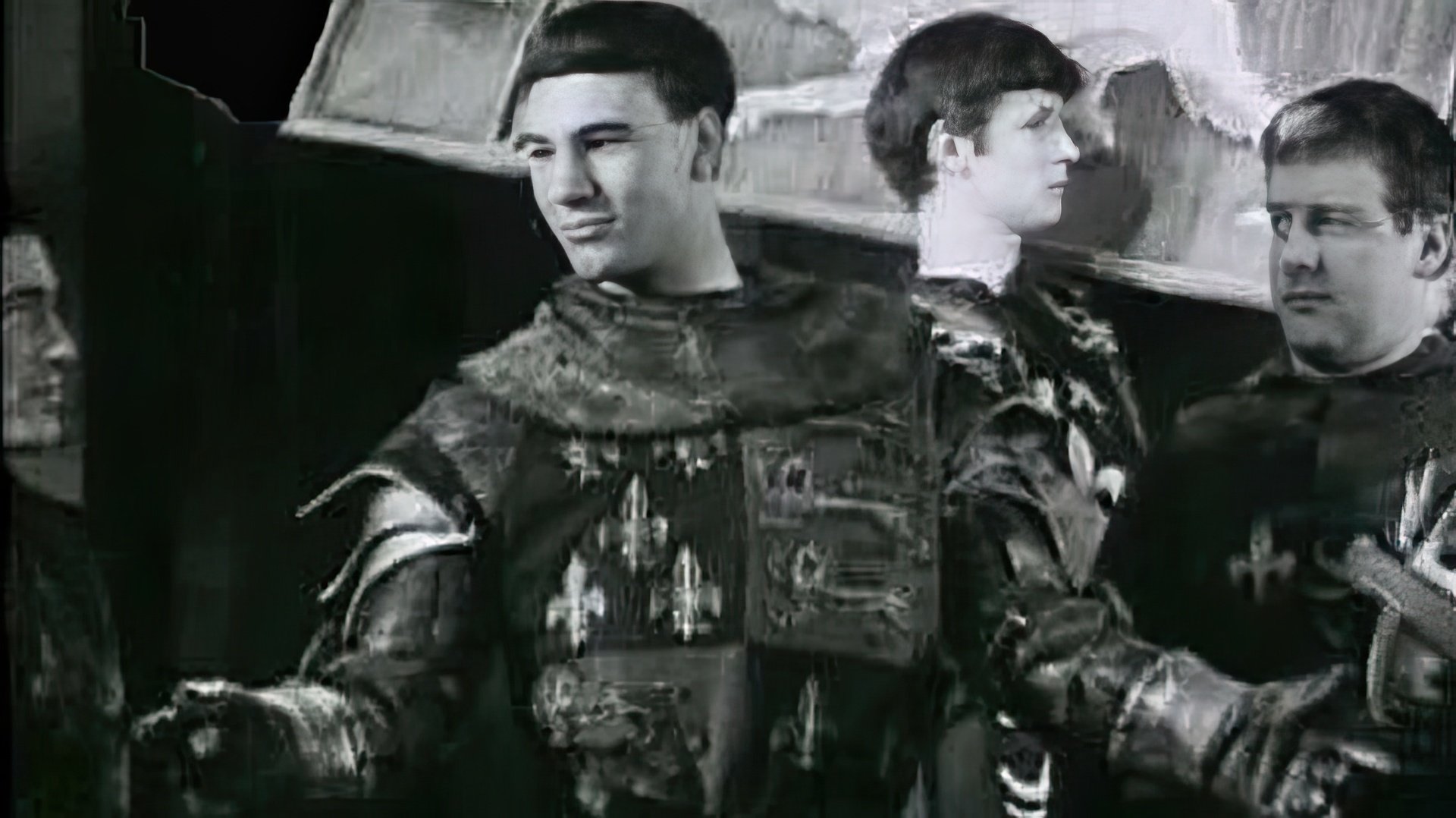 El joven Patrick Stewart en el escenario