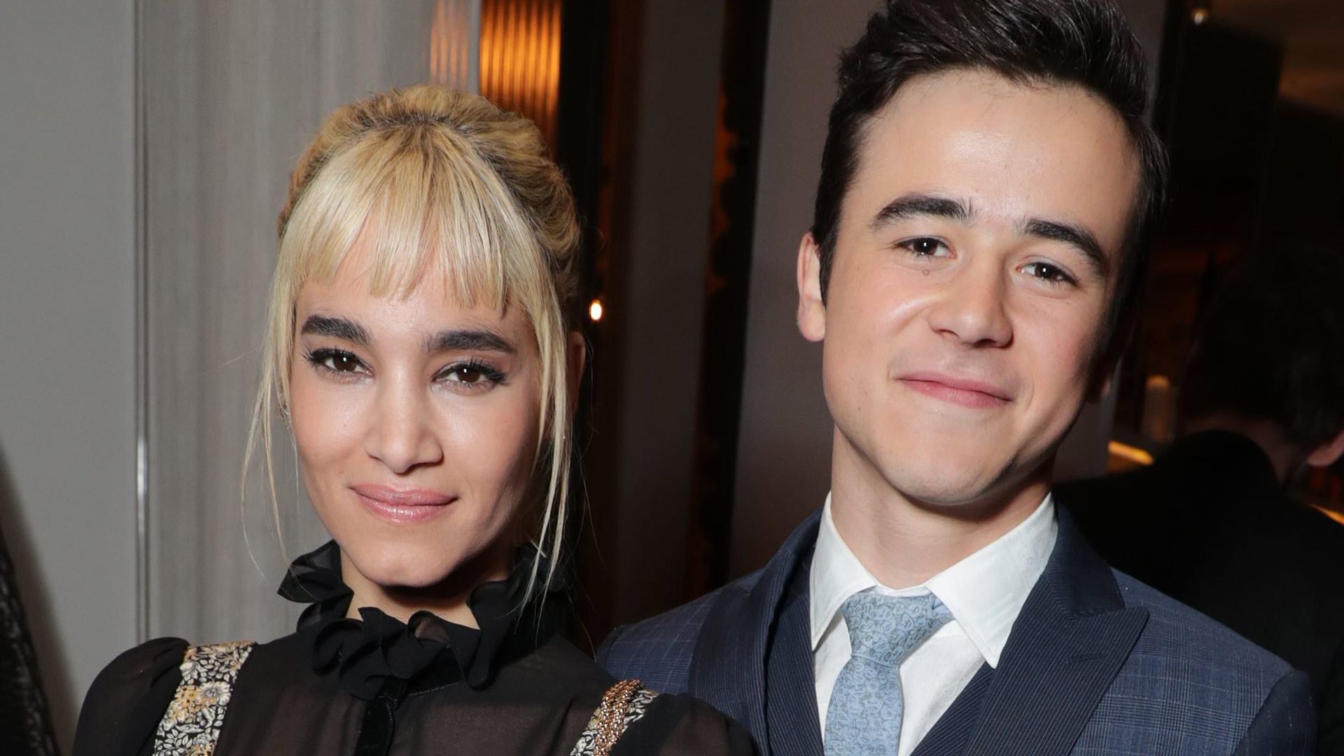 Sofia Boutella y Keean Johnson