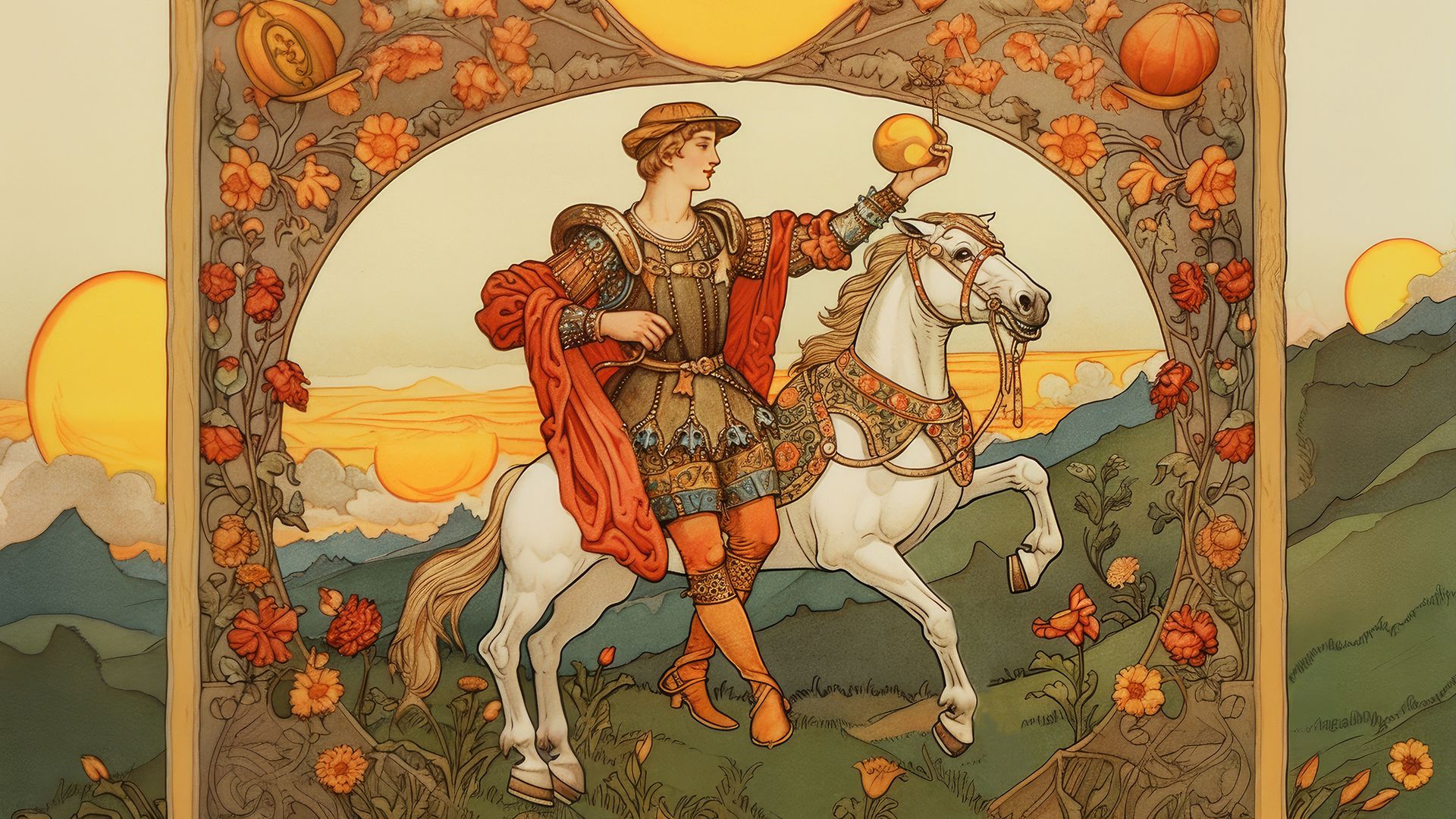 Caballero de Oros – Una Señal Positiva en Cualquier Lectura