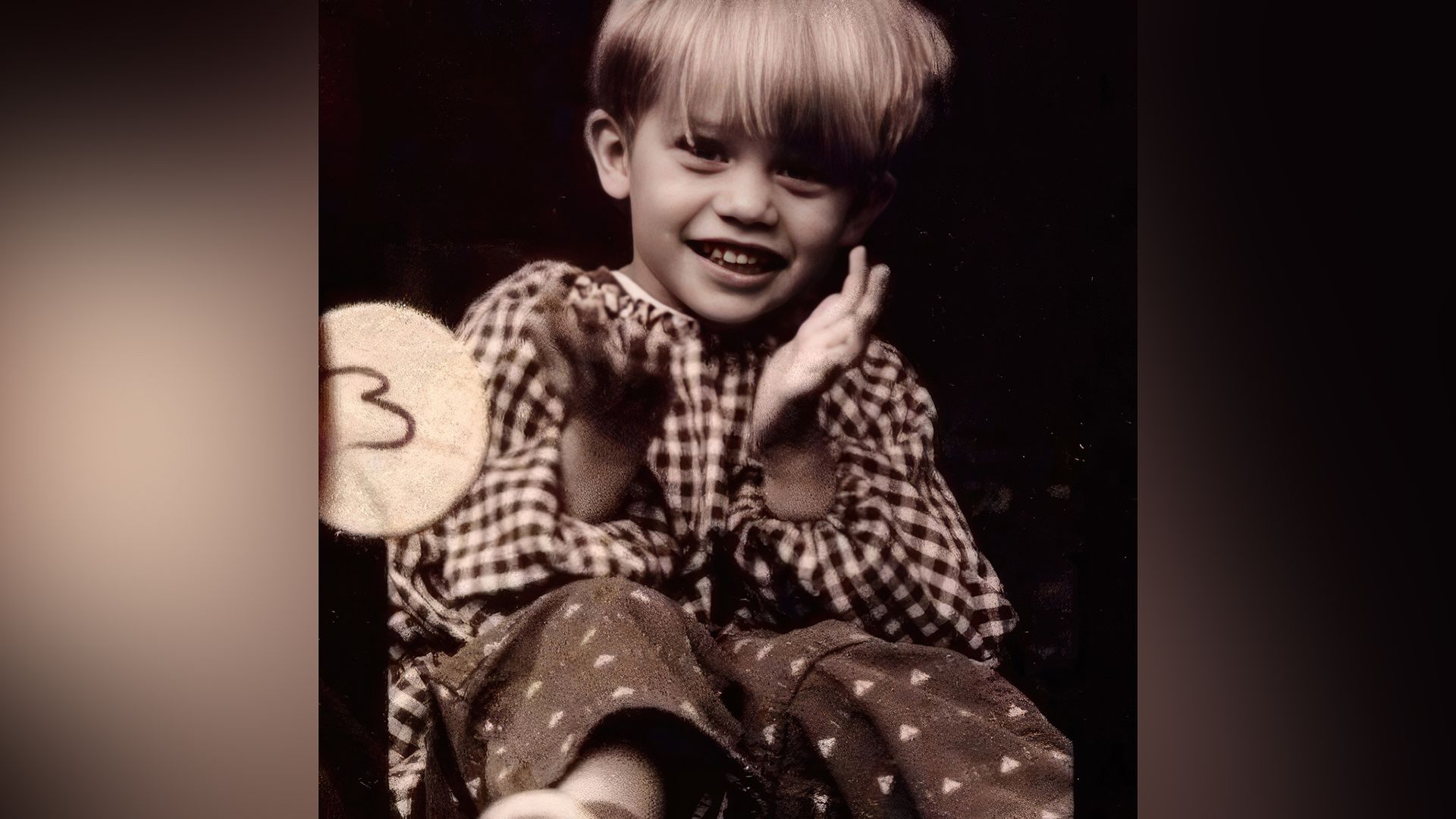 Nicholas Galitzine de niño