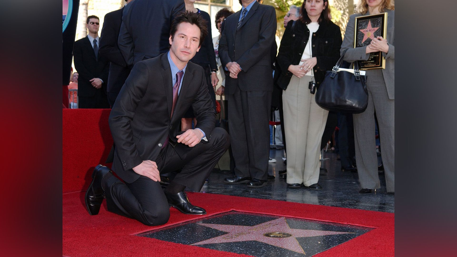 Keanu Reeves y su estrella en el Paseo de la Fama