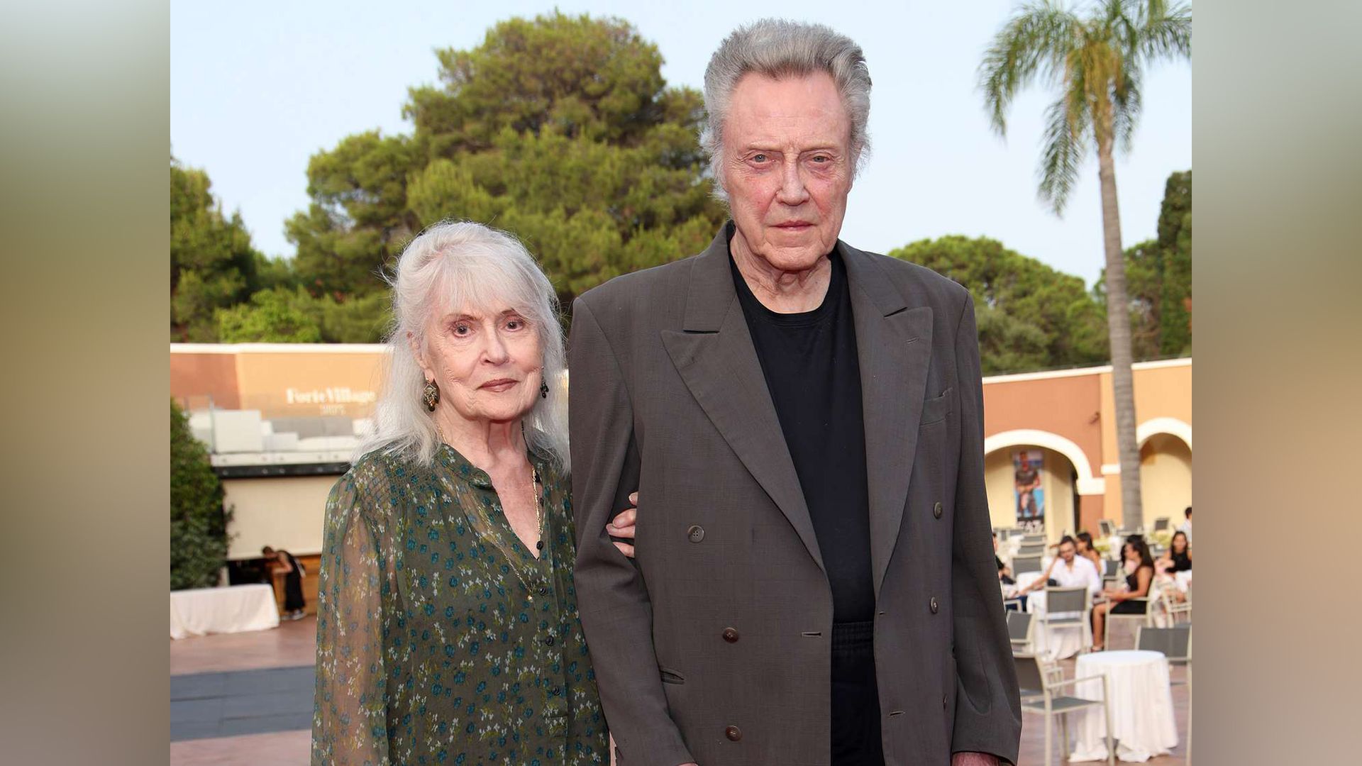 Christopher Walken y su esposa en 2023