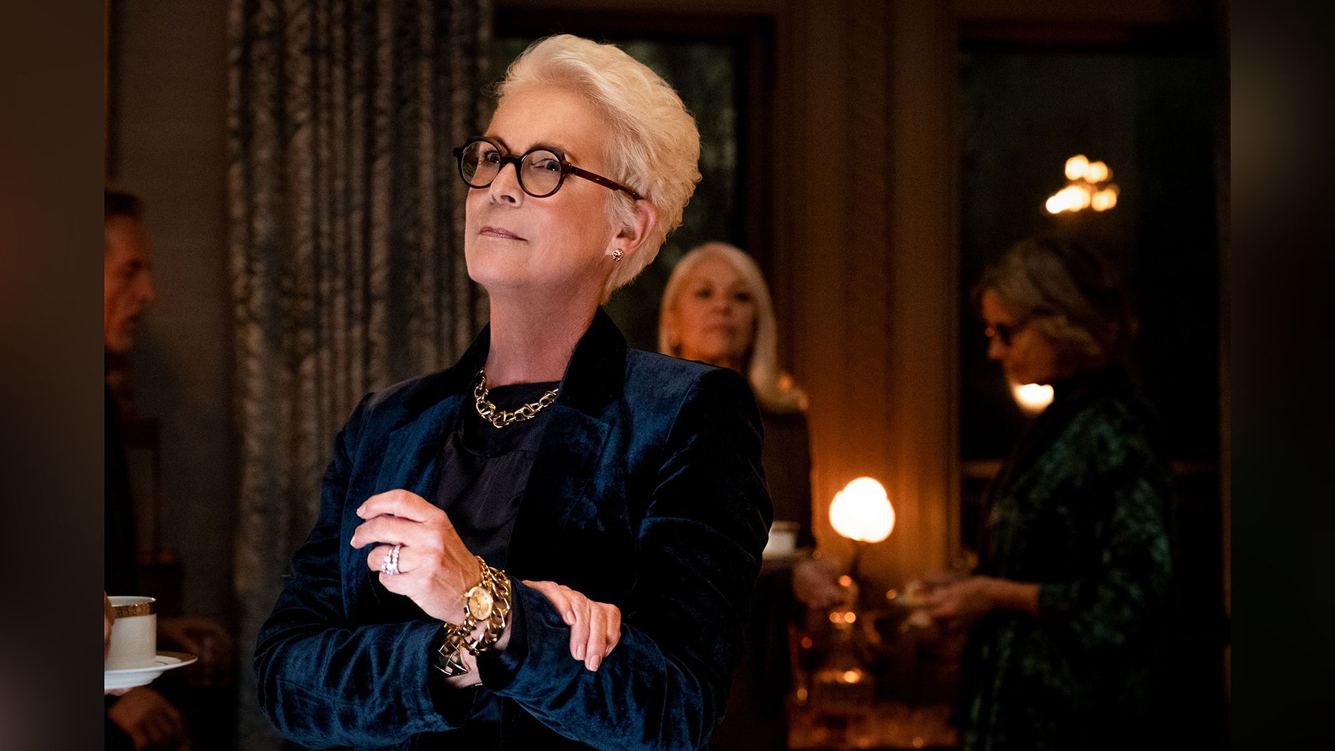 Jamie Lee Curtis en la película 'Knives Out'