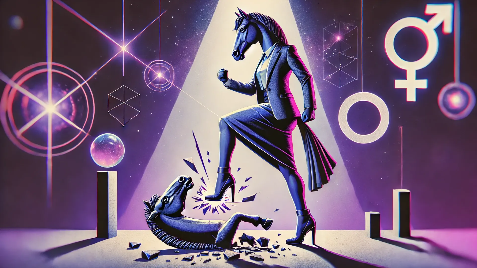 Caballo – una mujer fuerte y segura