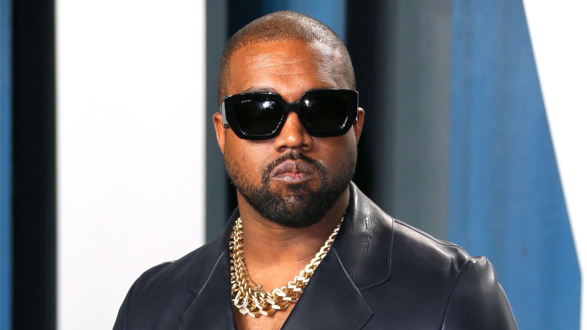 Rapper and businessman Kanye West in sunglasses