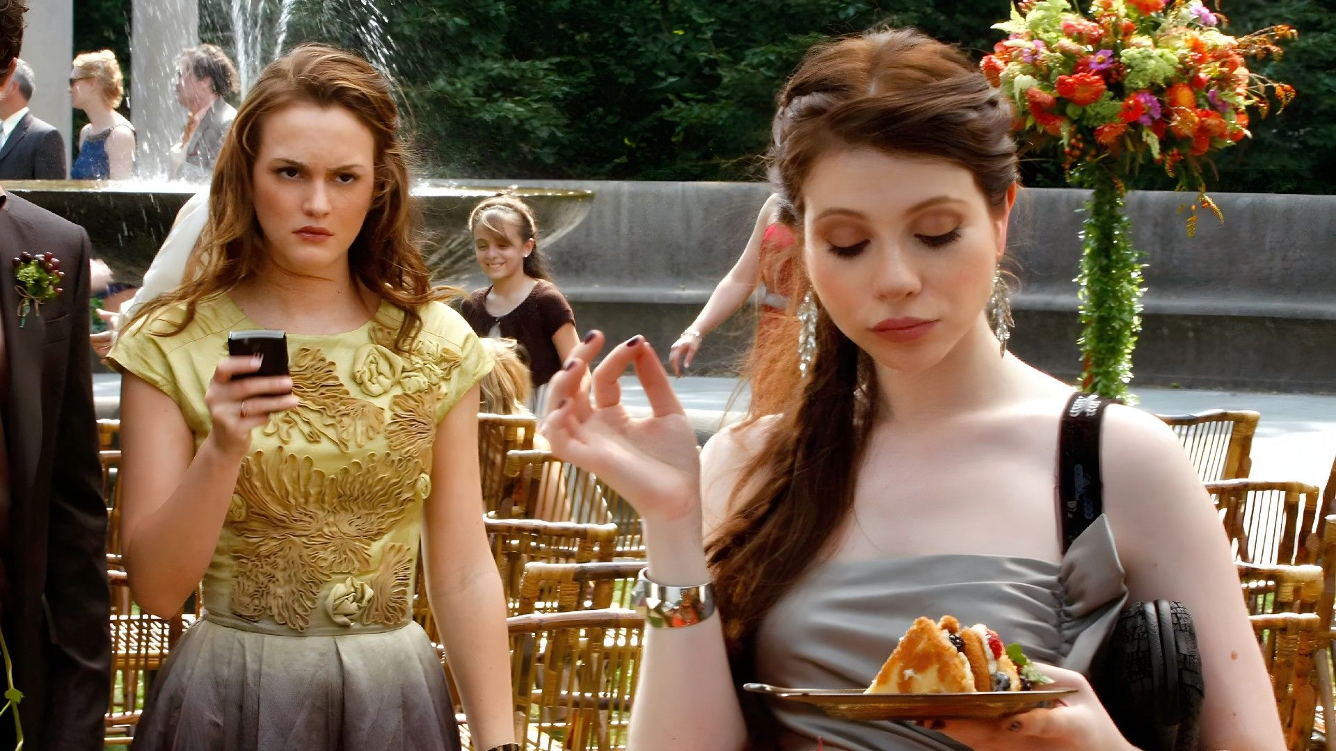 Leighton Meester y Michelle Trachtenberg en la tercera temporada de 'Gossip Girl'