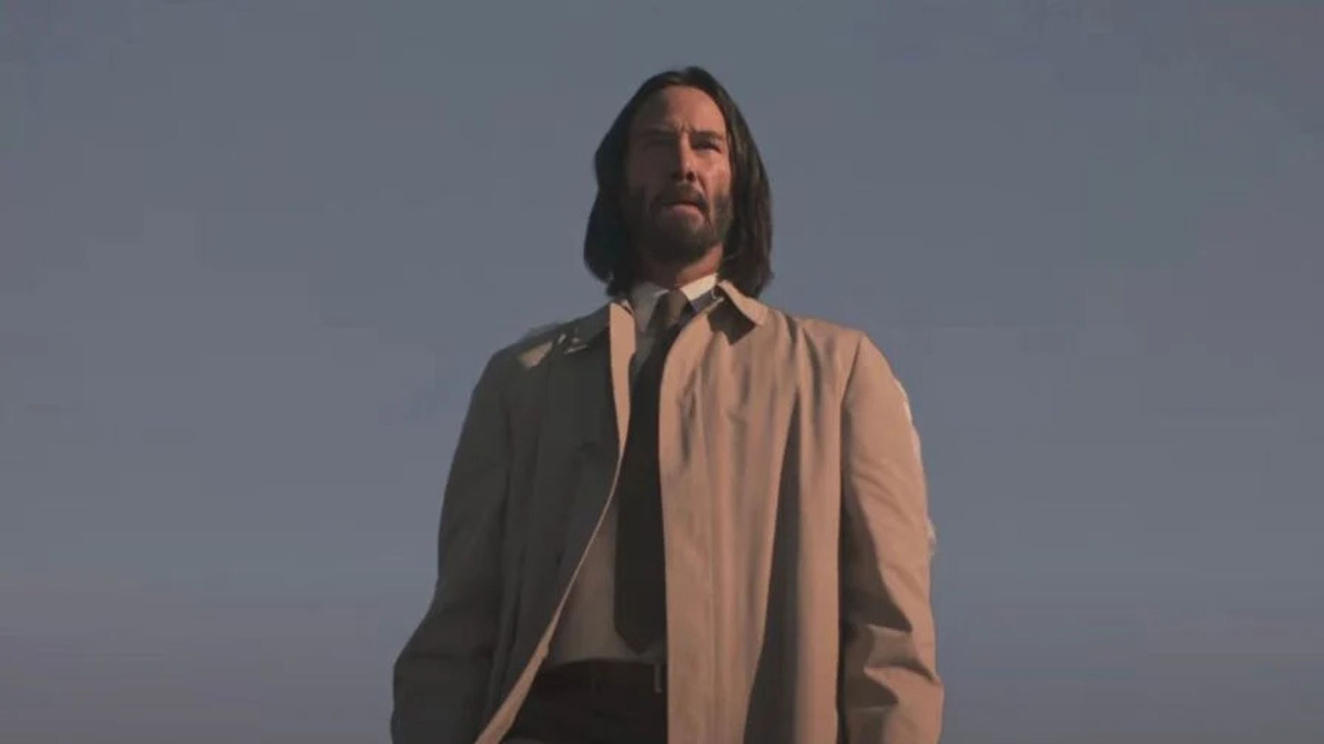 Keanu Reeves como un ángel que ha perdido sus alas
